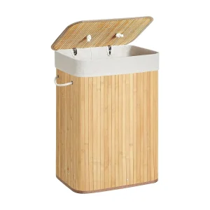 Bamboe Wasmand – Opvouwbare Opbergmand – 72 Liter – 40 x 30 x 60 cm Bamboe Wasmand – Opvouwbare Opbergmand – 72 Liter – 40 x 30 x 60 cm