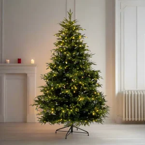 Aurora kerstboom met ingebouwde micro-leds, 80% PE, Real Touch-effect, 210 cm Aurora kerstboom met ingebouwde micro-leds, 80% PE, Real Touch-effect, 210 cm