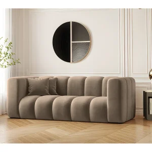 Bank Tweezitsbank Grand Modular stof Salvador donkerbeige Bank Tweezitsbank Grand Modular stof Salvador donkerbeige
