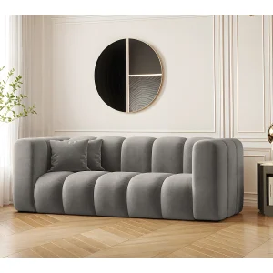 Bank Tweezitsbank Grand Modular stof Salvador Grey Bank Tweezitsbank Grand Modular stof Salvador Grey