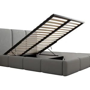 Alto grijs bed 160×200 inclusief lattenbodem Alto grijs bed 160×200 inclusief lattenbodem