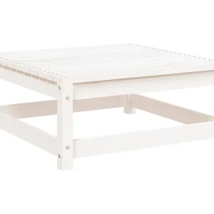 Aloys Tuinvoetenbank 70x70x30 cm massief grenenhout wit Aloys Tuinvoetenbank 70x70x30 cm massief grenenhout wit