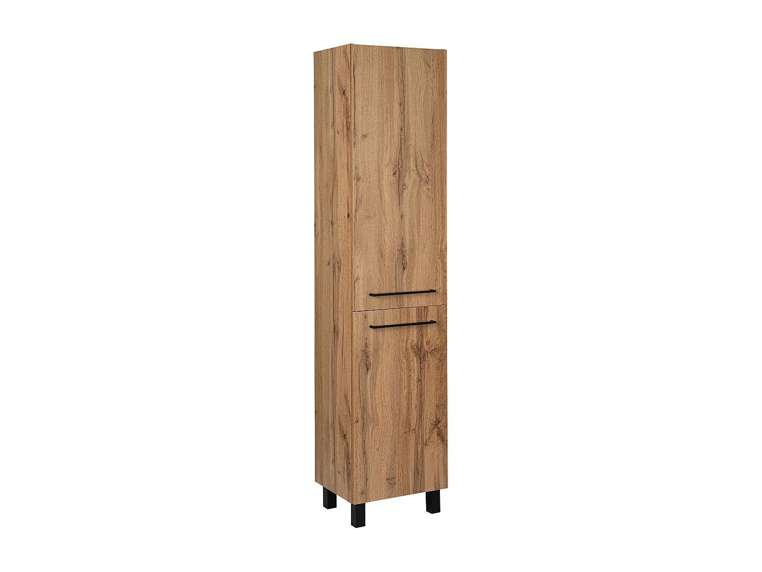 Badkamermeubel Hoge staande kast 40 cm Eikenhout Wotan Sol
