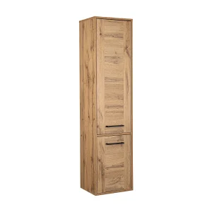 Badkamerkastje Hoge kolom 40 cm 2 deuren Eikenhout Wotan Vivien Badkamerkastje Hoge kolom 40 cm 2 deuren Eikenhout Wotan Vivien