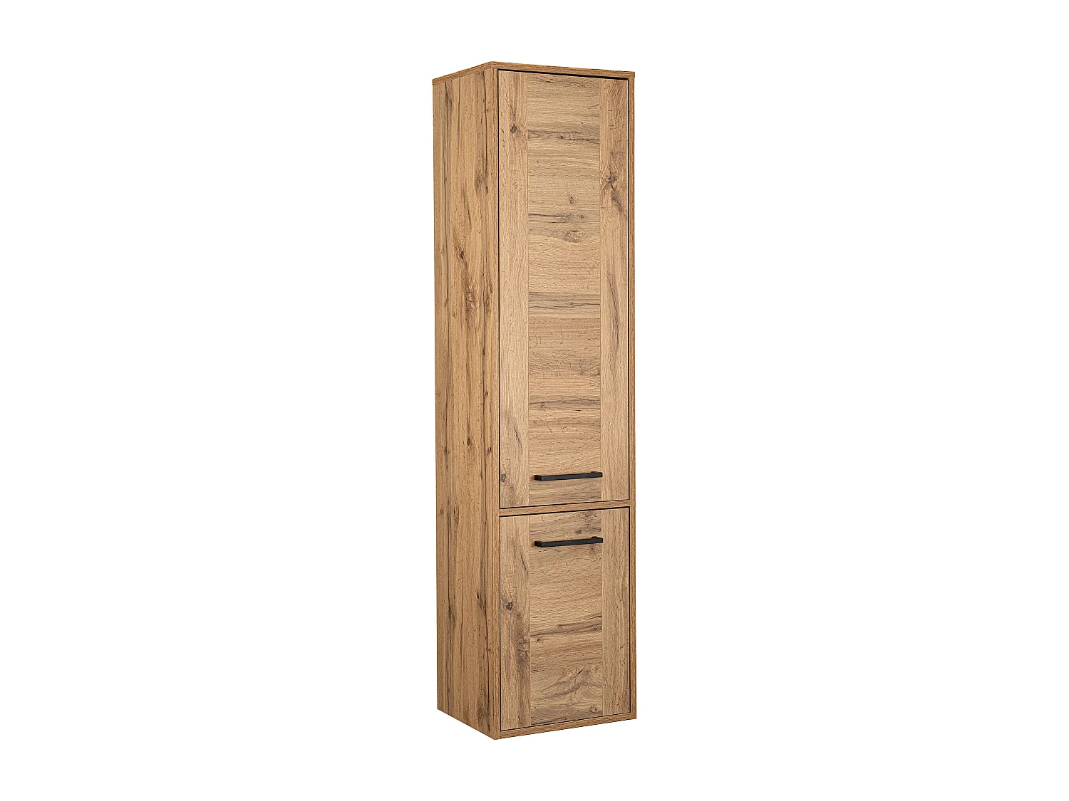 Badkamerkastje Hoge kolom 40 cm 2 deuren Eikenhout Wotan Vivien