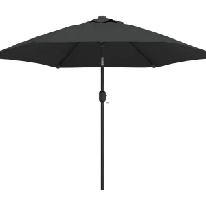 Arabella Parasol met LED-verlichting en stalen paal 300 cm antraciet Arabella Parasol met LED-verlichting en stalen paal 300 cm antraciet