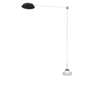 Arabella – Witte decentrale hanglamp – Fabas Luce – 8W dimbare LED – Decentrale montage Arabella – Witte decentrale hanglamp – Fabas Luce – 8W dimbare LED – Decentrale montage