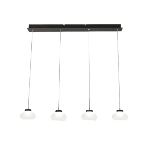 Arabella – Fabas Luce 4-lichts hanglamp – 32W LED – Wit Modern design Arabella – Fabas Luce 4-lichts hanglamp – 32W LED – Wit Modern design