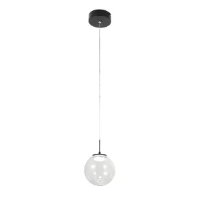 Ariel – Transparante enkele hanglamp van Fabas Luce – Dimbare 8W LED – Moderne design plafondlamp