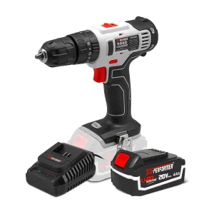 20V X-Performer klopboormachine met 4Ah batterij en 2H snellader – 10 mm boorkop