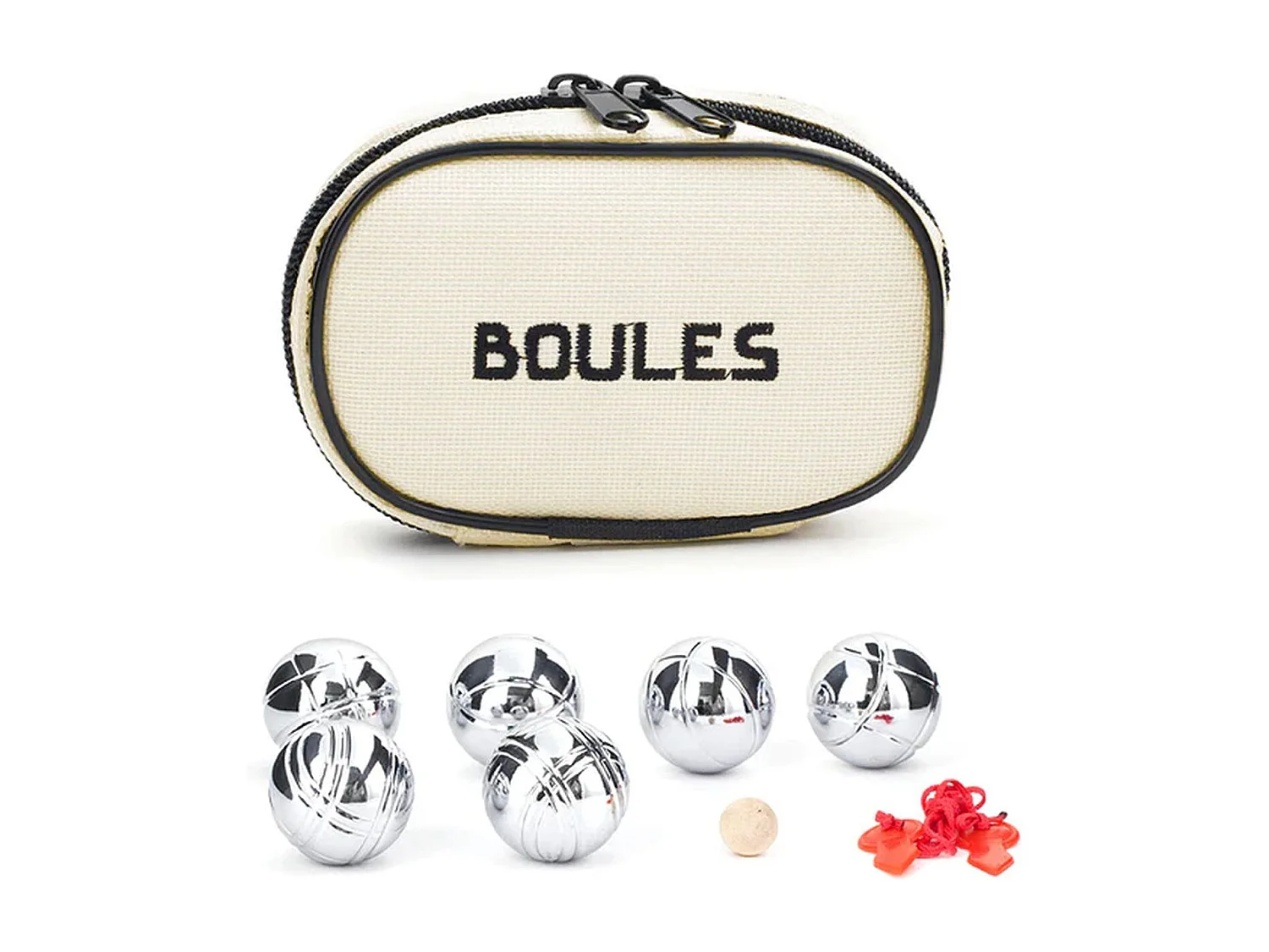 2 sets van 6 petanqueballen