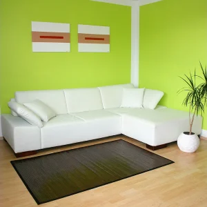 Bamboe Vloerkleed 80×240 cm Bruin Bamboe Vloerkleed 80×240 cm Bruin