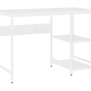 André-Léon Computerbureau 105x55x72 cm MDF en metaal wit André-Léon Computerbureau 105x55x72 cm MDF en metaal wit