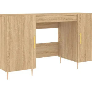 Anne-Marie  Bureau 140x50x75 cm bewerkt hout sonoma eikenkleurig