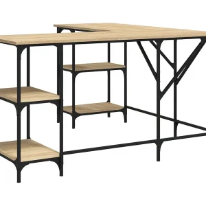 Amherst Junction Bureau 139x139x75 cm bewerkt hout sonoma eikenkleurig Amherst Junction Bureau 139x139x75 cm bewerkt hout sonoma eikenkleurig
