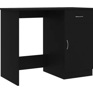 Adriano  Bureau 100x50x76 cm bewerkt hout zwart