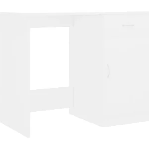 Adriano  Bureau 100x50x76 cm bewerkt hout wit