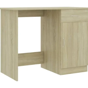 Adriano  Bureau 100x50x76 cm bewerkt hout sonoma eikenkleurig