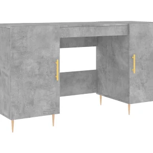 Anne-Marie Bureau 140x50x75 cm bewerkt hout betongrijs Anne-Marie Bureau 140x50x75 cm bewerkt hout betongrijs