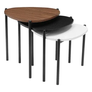Alek-Salontafel Set van 3 in multicolour