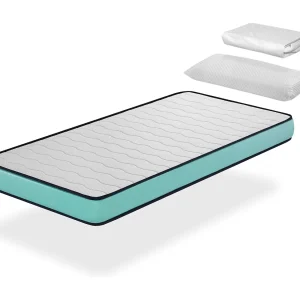 80×160 cm KINDERBED Matraspakket, H14 cm, COMFORT PROMO + 1 Junior Kussen + 1 Matrasbeschermer 80×160 cm KINDERBED Matraspakket, H14 cm, COMFORT PROMO + 1 Junior Kussen + 1 Matrasbeschermer