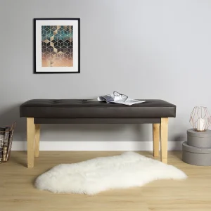 Bank 103x41x47 cm bruin Bank 103x41x47 cm bruin