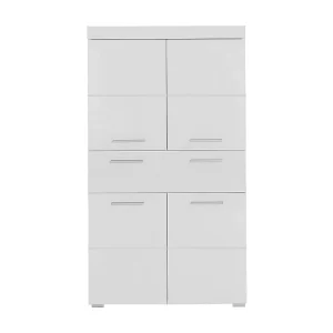 Kelia 73 cm glanzend wit 2-deurs badkamermeubel