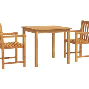 Aldren 3-delige Tuinset massief acaciahout Aldren 3-delige Tuinset massief acaciahout