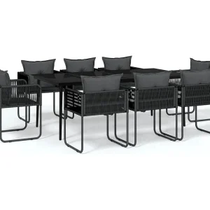 Azzedine 9-delige Tuinset zwart Azzedine 9-delige Tuinset zwart