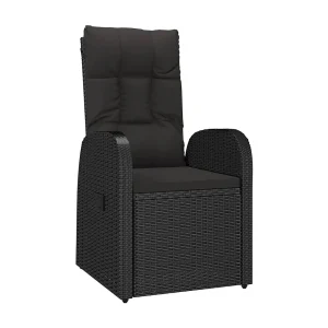 Arvild 9-delige Tuinset poly rattan zwart Arvild 9-delige Tuinset poly rattan zwart