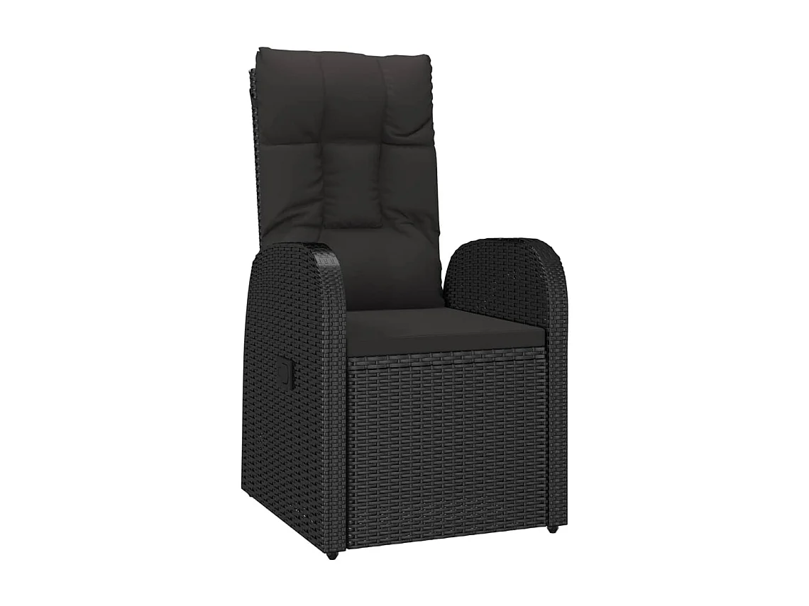 Arvild 9-delige Tuinset poly rattan zwart