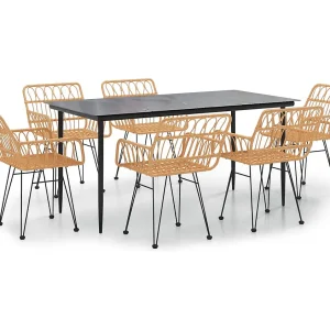 Arkadelphia 7-delige Tuinset poly rattan Arkadelphia 7-delige Tuinset poly rattan