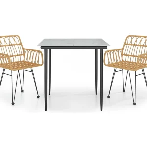 Arkadelphia 3-delige Tuinset poly rattan Arkadelphia 3-delige Tuinset poly rattan