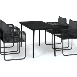 Azzedine 5-delige Tuinset zwart Azzedine 5-delige Tuinset zwart