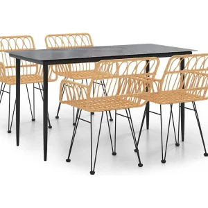 Arkadelphia 5-delige Tuinset poly rattan Arkadelphia 5-delige Tuinset poly rattan