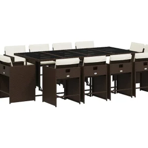 An Daingean 13-delige Tuinset met kussens poly rattan bruin An Daingean 13-delige Tuinset met kussens poly rattan bruin