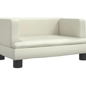 Asdee Hondenmand 60x40x30 cm kunstleer crèmekleurig Asdee Hondenmand 60x40x30 cm kunstleer crèmekleurig
