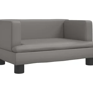 Asdee Hondenmand 60x40x30 cm kunstleer grijs Asdee Hondenmand 60x40x30 cm kunstleer grijs