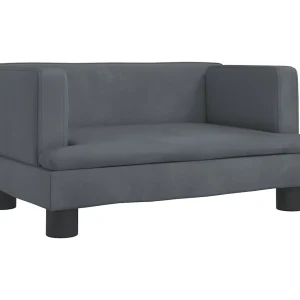 Asdee Hondenmand 60x40x30 cm fluweel donkergrijs Asdee Hondenmand 60x40x30 cm fluweel donkergrijs