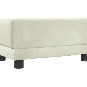 Asdee Hondenmand 60x40x30 cm fluweel crèmekleurig Asdee Hondenmand 60x40x30 cm fluweel crèmekleurig