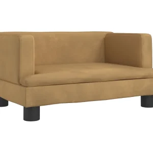 Asdee Hondenmand 60x40x30 cm fluweel bruin Asdee Hondenmand 60x40x30 cm fluweel bruin