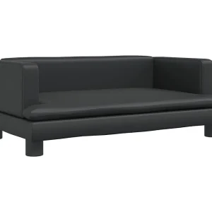 Asdee  Hondenmand 80x45x30 cm kunstleer zwart