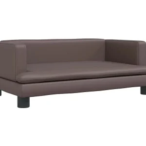 Asdee  Hondenmand 80x45x30 cm kunstleer bruin