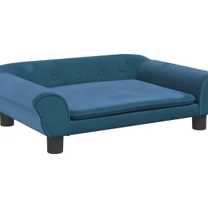 Angeren Hondenmand 70x48x22 cm fluweel blauw Angeren Hondenmand 70x48x22 cm fluweel blauw