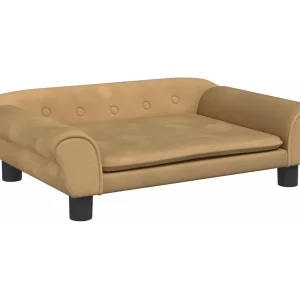 Angeren Hondenmand 70x48x22 cm fluweel bruin Angeren Hondenmand 70x48x22 cm fluweel bruin