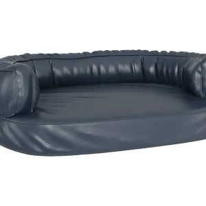 Aventura  Hondenmand ergonomisch schuim 75×53 cm kunstleer donkerblauw
