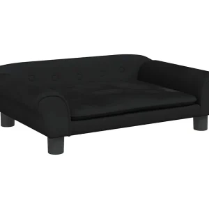 Angeren Hondenmand 70x48x22 cm fluweel zwart Angeren Hondenmand 70x48x22 cm fluweel zwart