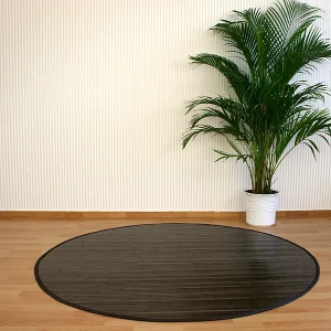 Bamboe vloerkleed 90 cm Bruin Bamboe vloerkleed 90 cm Bruin