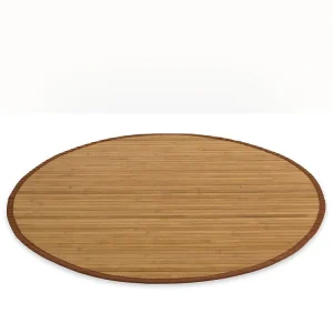 Bamboe Vloerkleed 200 cm Bruin Bamboe Vloerkleed 200 cm Bruin
