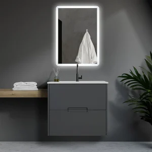 Badkamermeubel 61x54x47 cm grijs Badkamermeubel 61x54x47 cm grijs